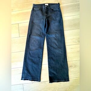 Hudson Jeans black stretch wide leg jean